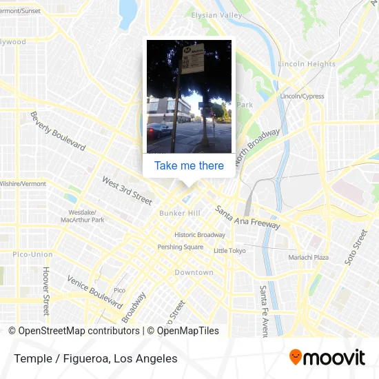 Temple / Figueroa map