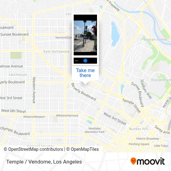 Temple / Vendome map