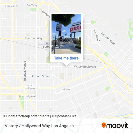 Mapa de Victory / Hollywood Way
