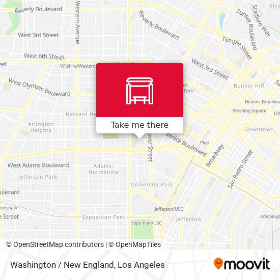 Washington / New England map