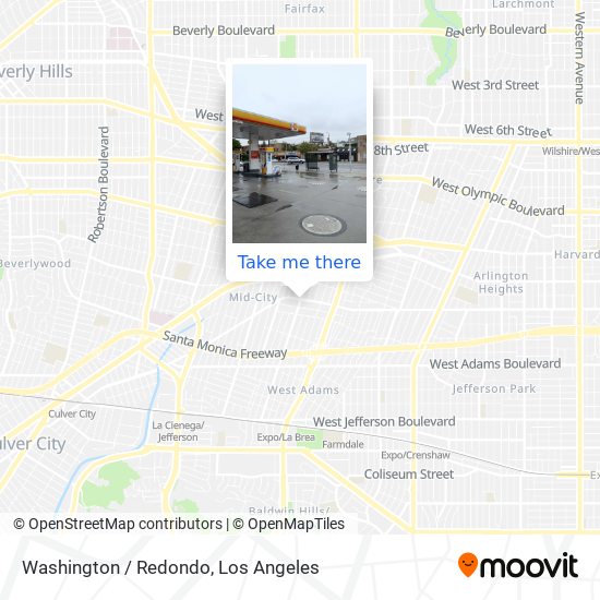 Mapa de Washington / Redondo