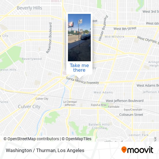 Mapa de Washington / Thurman