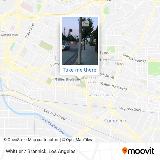 Mapa de Whittier / Brannick