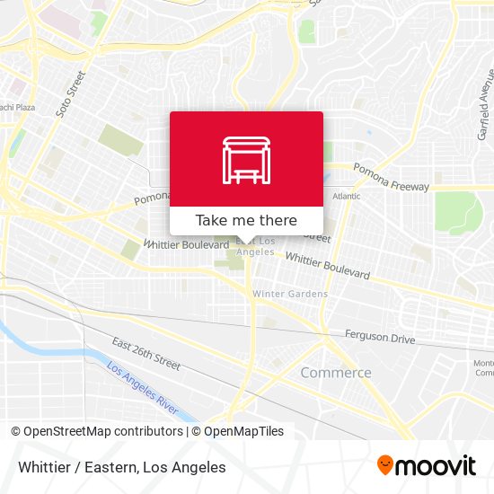 Mapa de Whittier / Eastern