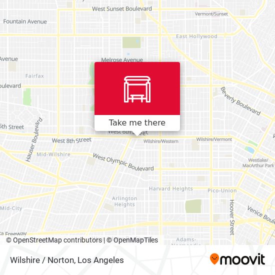 Wilshire / Norton map