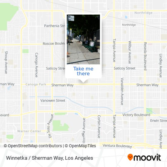 Winnetka / Sherman Way map