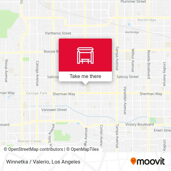 Winnetka / Valerio map