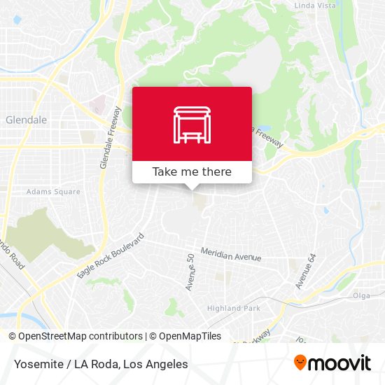 Mapa de Yosemite / LA Roda