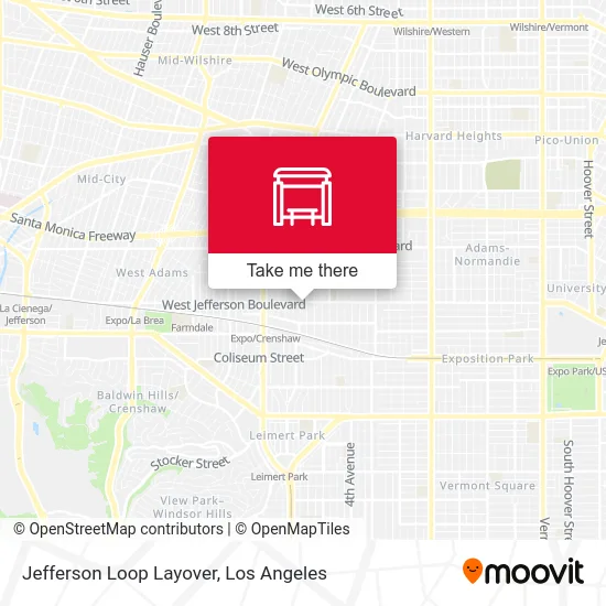Jefferson Loop Layover map