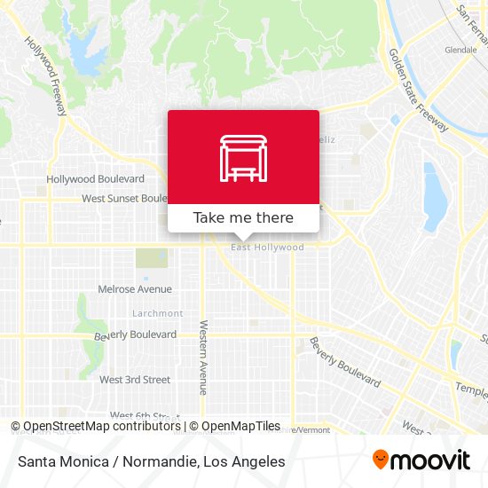 Santa Monica / Normandie map