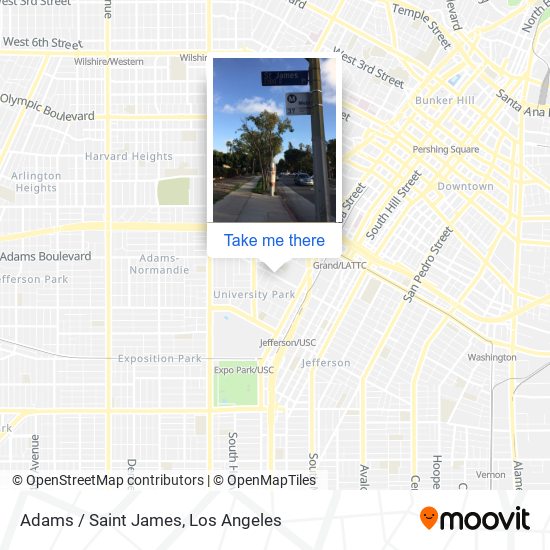Mapa de Adams / Saint James