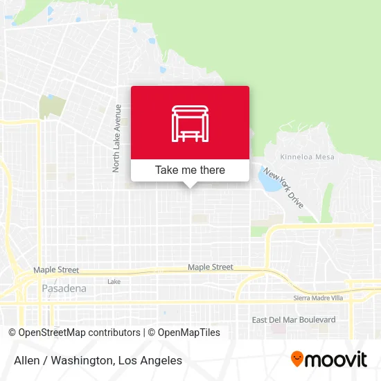 Allen / Washington map