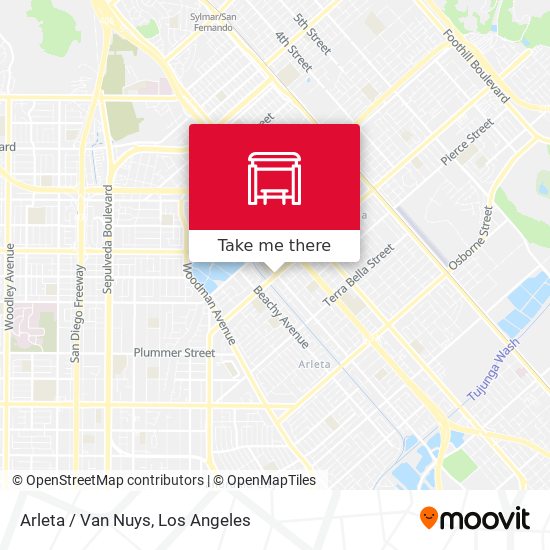 Mapa de Arleta / Van Nuys