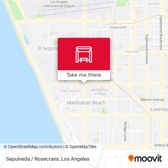 Mapa de Sepulveda / Rosecrans