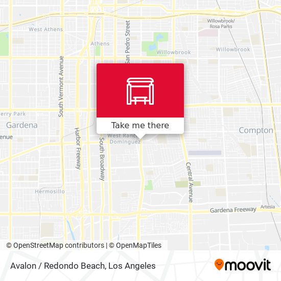 Avalon / Redondo Beach map