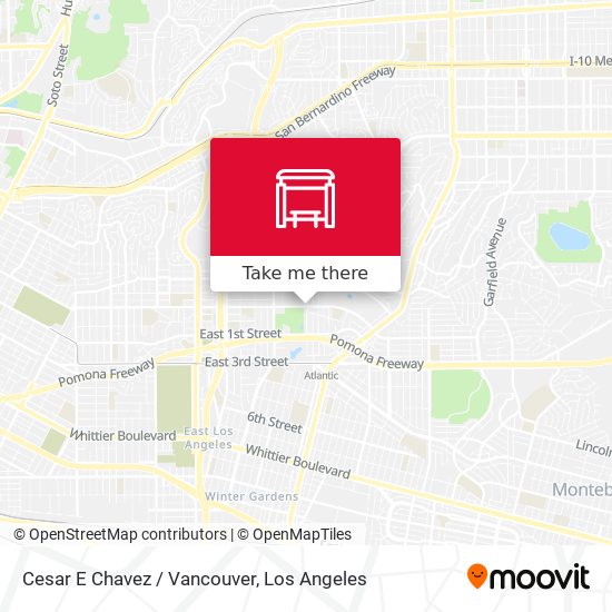 Mapa de Cesar E Chavez / Vancouver