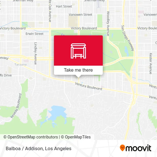 Balboa / Addison map