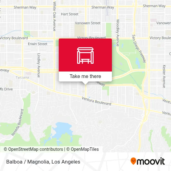 Balboa / Magnolia map