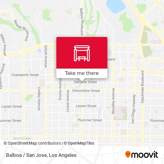 Balboa / San Jose map