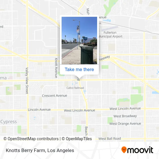 Knotts Berry Farm map