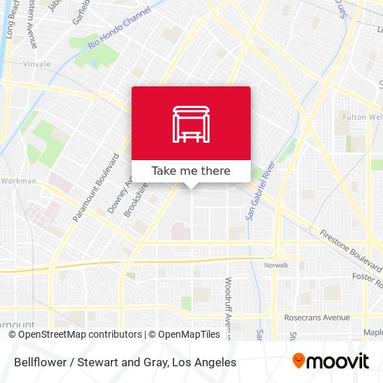 Mapa de Bellflower / Stewart and Gray