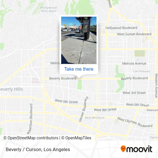 Beverly / Curson map
