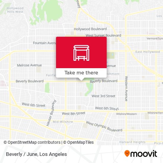 Mapa de Beverly / June