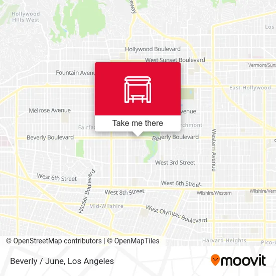 Beverly / June map