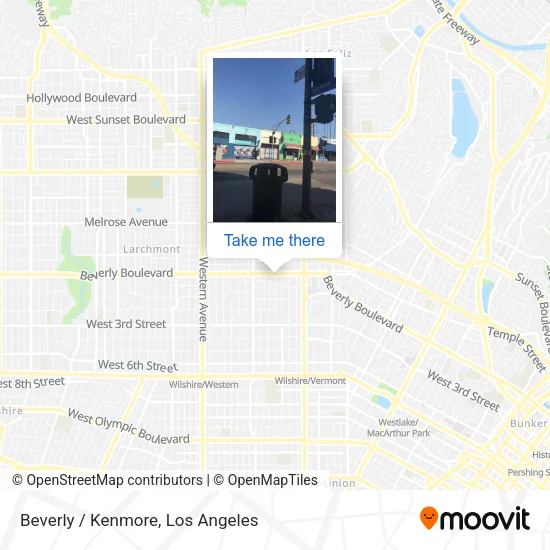 Beverly / Kenmore map