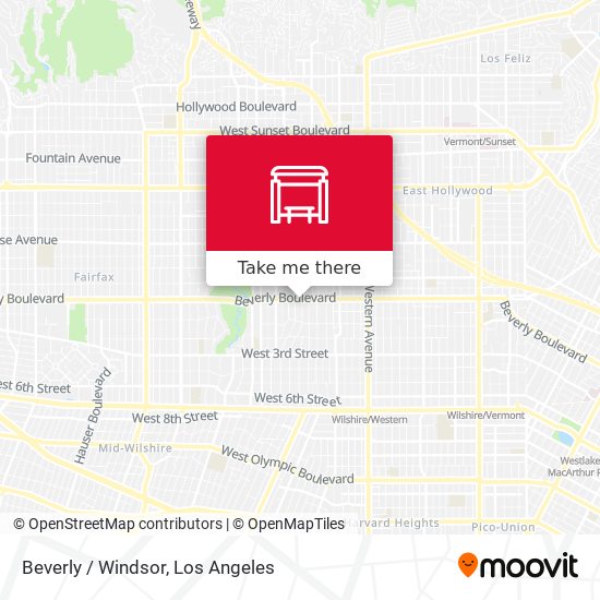Beverly / Windsor map