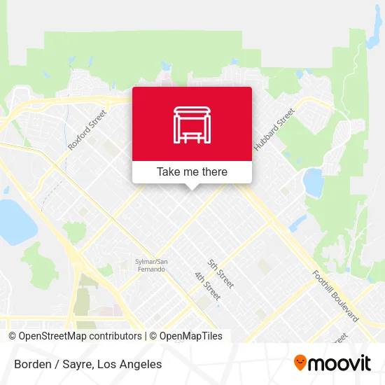 Borden / Sayre map