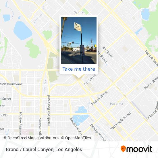 Mapa de Brand / Laurel Canyon