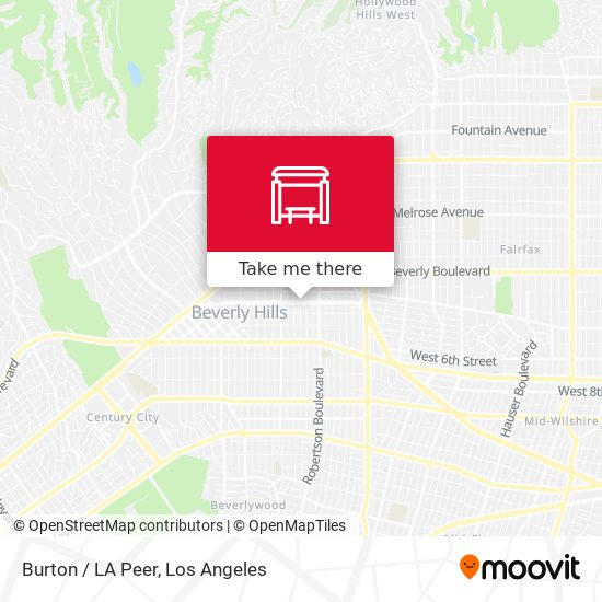 Burton / LA Peer map