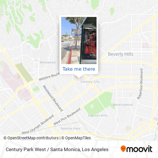Century Park West / Santa Monica map
