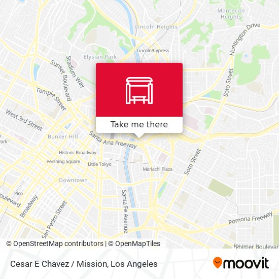 Mapa de Cesar E Chavez / Mission