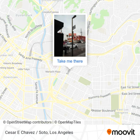 Cesar E Chavez / Soto map