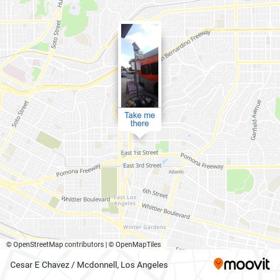 Cesar E Chavez / Mcdonnell map