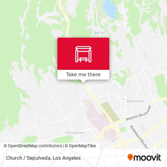 Church / Sepulveda map