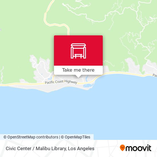 Civic Center / Malibu Library map