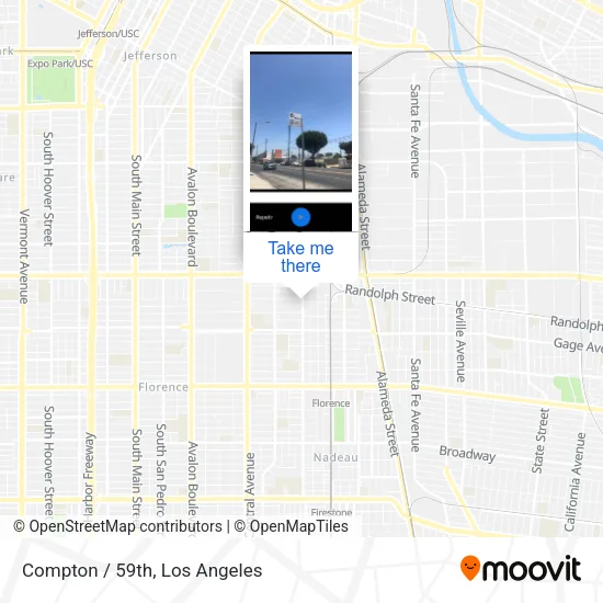 Compton / 59th map