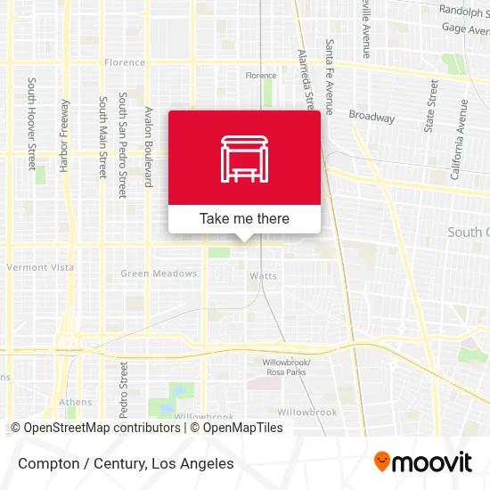 Compton / Century map