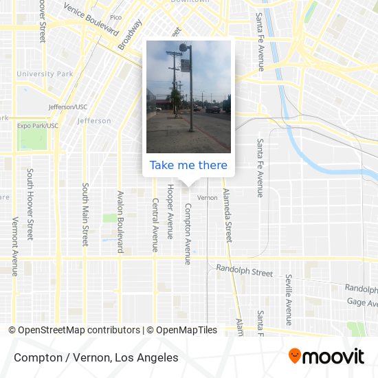 Mapa de Compton / Vernon