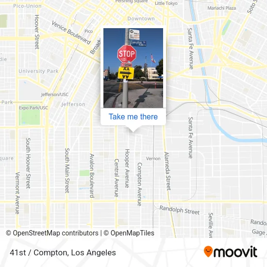 41st / Compton map