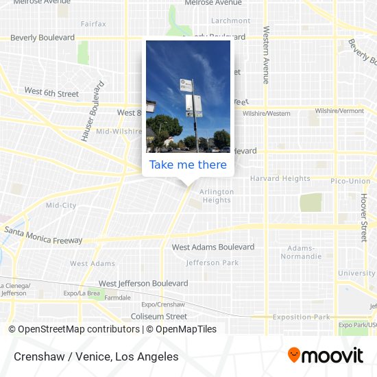 Crenshaw / Venice map