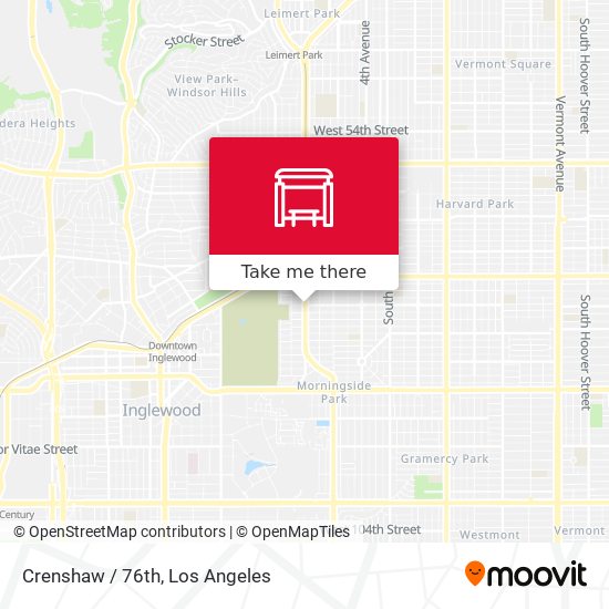 Mapa de Crenshaw / 76th