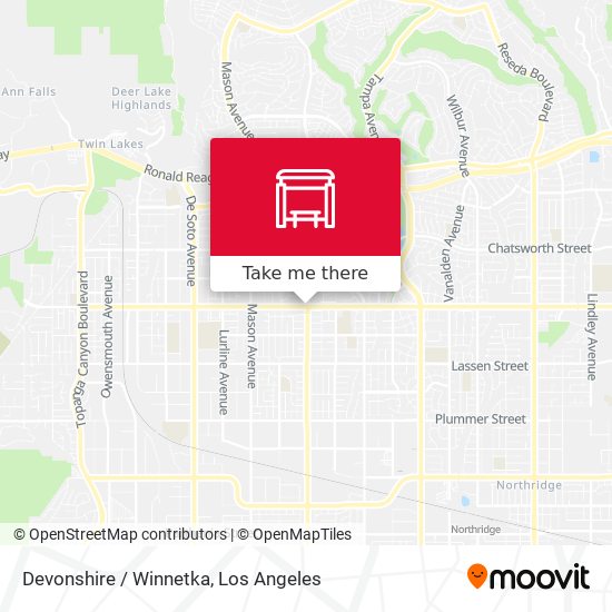 Mapa de Devonshire / Winnetka