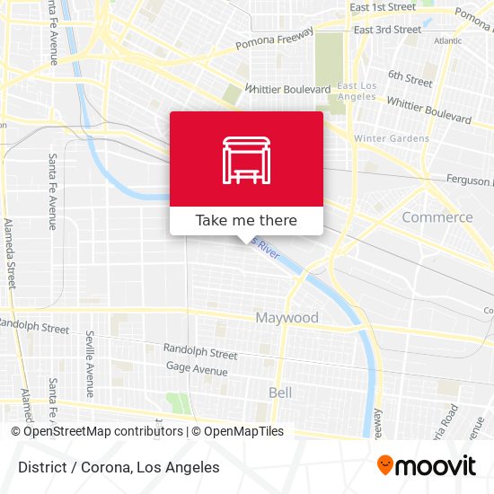 District / Corona map