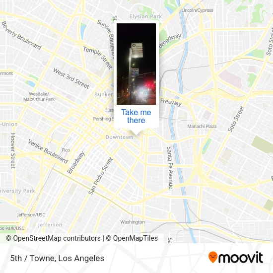 5th / Towne map