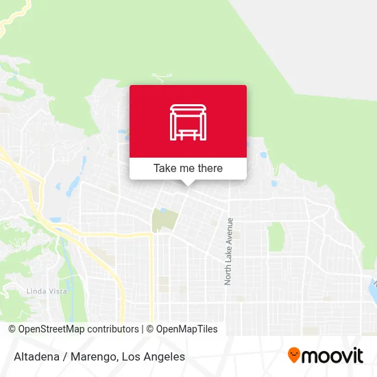 Altadena / Marengo map