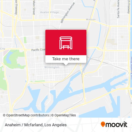 Mapa de Anaheim / Mcfarland